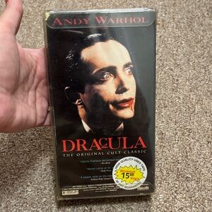 Andy Warhol Dracula Rare Horror VHS Sealed 1992